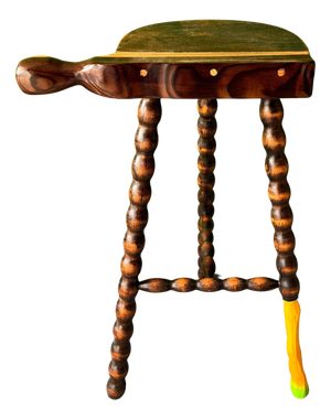 Past Create Future Barstool by Markus Friedrich Staab
