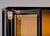 Italian Art Deco Ebonized Display Cabinet With Gilt Capitals For Sale - Image 13 of 13