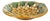 Yellow and Green Ceramic Bread Basket, France, 1950s For Sale