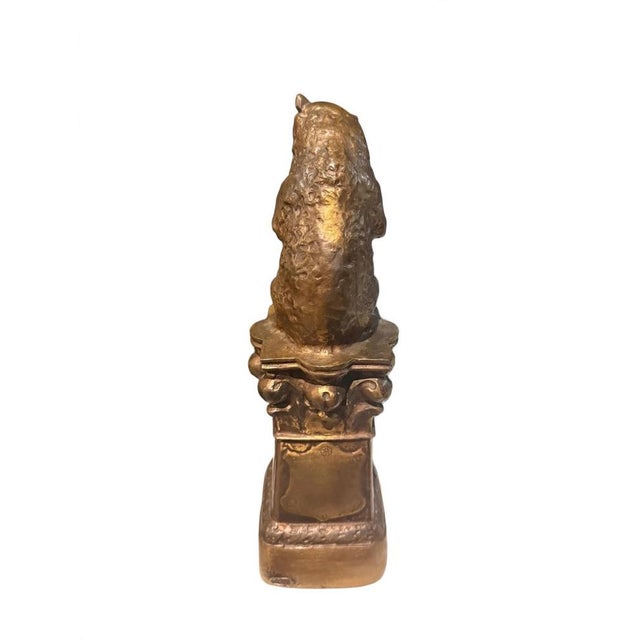 Bergman, The Bear with the Pestle, 1890s, Bronze, in Flawless conditions. Designed 1890 to 1919 This piece has an...