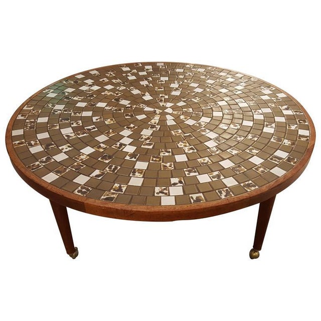 Martz Mosaic Tile Coffee Table Chairish