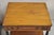 Late 20th Century French Empire Cherry Wood Black Column 1 Drawer Lamp End Table by Heritage, Pair For Sale In Philadelphia - Image 6 of 11