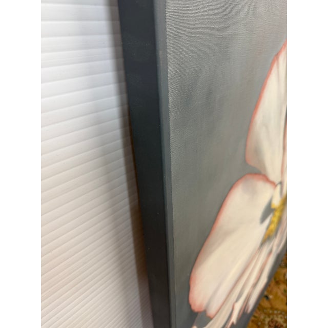 Jacqueline Wakelee Blooming Flower, Signed For Sale - Image 10 of 12