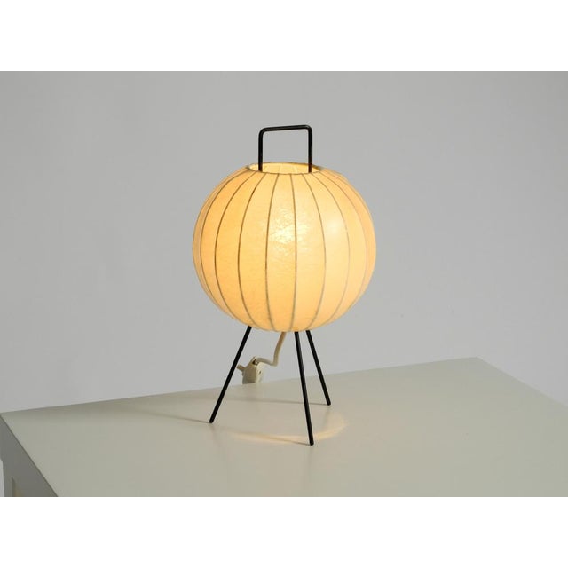 Mid-Century Modern Tripod Cocoon Table Lamp, 1950s For Sale - Image 12 of 18