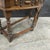 Vintage English Oak 2 Drawer Console Table With Shaped Front For Sale - Image 10 of 17