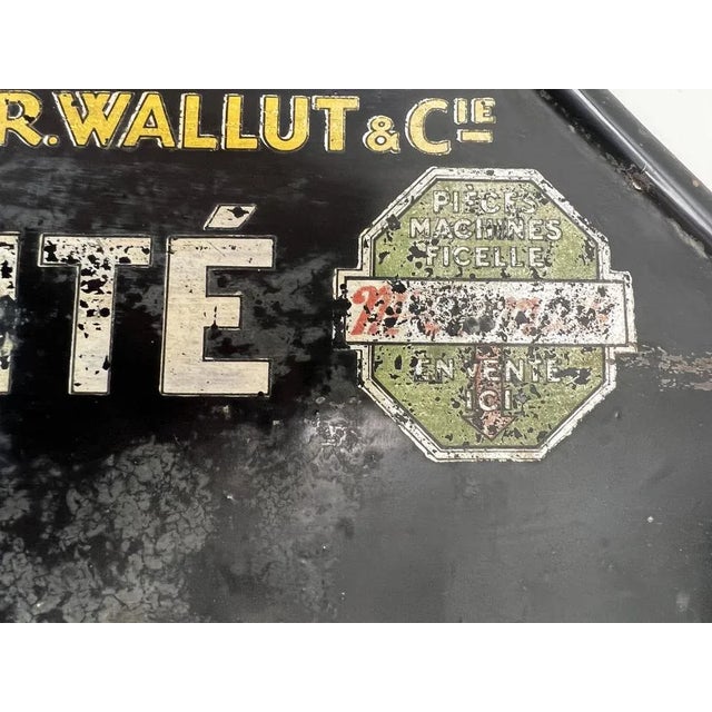 1900 - 1909 Small Antique Tole Storage Unit from Mc.Cormick, 1900s For Sale - Image 5 of 12