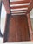 Artisan made handmade heavy teak accent chair. Folk art. Tall ladder back style. Perfect statement accent chair. Brutalist...