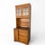 1990s Pair of Cottage Style Oak Hutch Cabinets With Glass Doors For Sale - Image 10 of 18