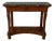 French Empire Walnut and Marble Console Table, Circa 1820–1840 For Sale