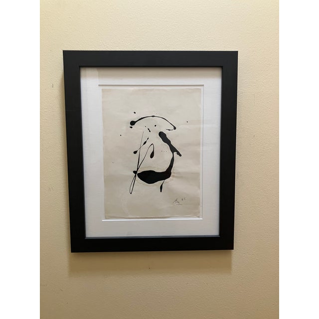 Abstract Expressionism Robert Motherwell Attributed For Sale - Image 3 of 5