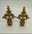 Gothic Vintage French Style Candelabra Pair of Finial Parts for Lamps, Curtains, Clocks For Sale - Image 3 of 12