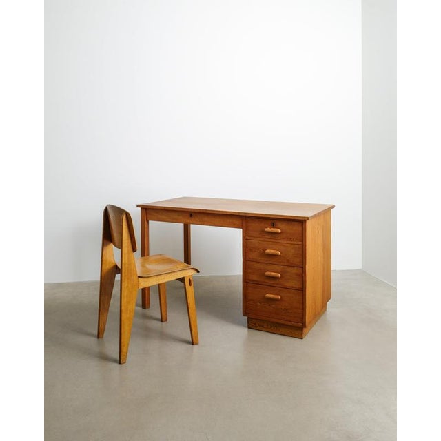 Wood Swedish Wooden Värmdö Pine Desk by Axel Einar Hjorth for Nordiska Kompaniet, 1930s For Sale - Image 7 of 8