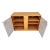 Stereo Cabinet / Credenza Teak Danish Modern For Sale