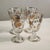 1960s 24k Gold Encrusted Crystal Classic Wine Glasses - Set of 4 For Sale - Image 12 of 16