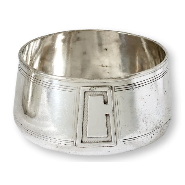 Art Deco Early 20th Century Art Deco London Claridges Hotel Champagne Coaster For Sale - Image 3 of 6