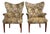 1940’s Hollywood Regency Butterfly Wingback Chairs - A Pair For Sale