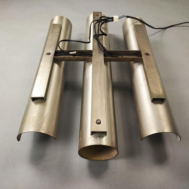 Silver Fuga Wall Lamp by Maija Liisa for Raak, 1960s For Sale - Image 8 of 9
