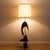 Brutalist patinated steel ribbon lamp by Harry Balmer and Harold Weiss for Laurel Lamp Company, made in the United States...