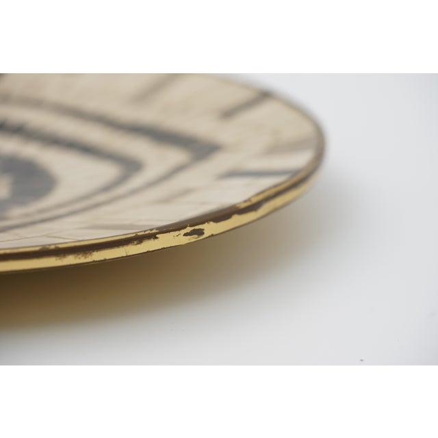 Beige Mid-Century Mosaic Bowl by R. Zimmermann for Ritter, 1950s For Sale - Image 8 of 11