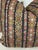 Custom pair of 22" pillows covered in Pollack & Assoc. "Bohemia" in color queen. These pillows have tapered corners to...