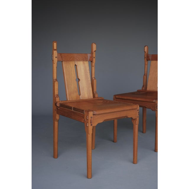 Dutch Traditionalist Amsterdam School Side Chairs by Alexander Kropholler, 1930s, Set of 2 For Sale - Image 12 of 18