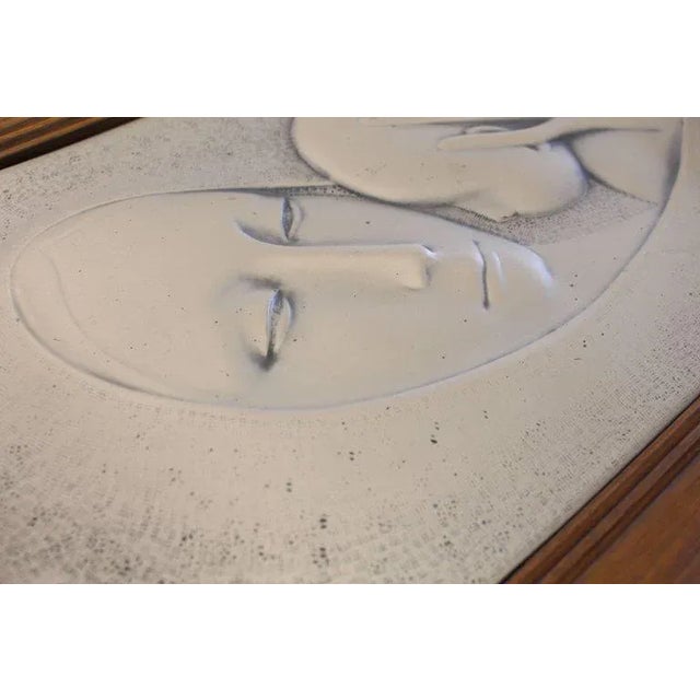 Metal 1970s Vintage Sterling Silver Mother and Child Minting Plaque For Sale - Image 7 of 10