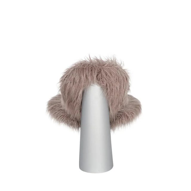 Pilota Grey Faux Fur White Aluminum Lounge Chair by Pulpo For Sale - Image 4 of 6