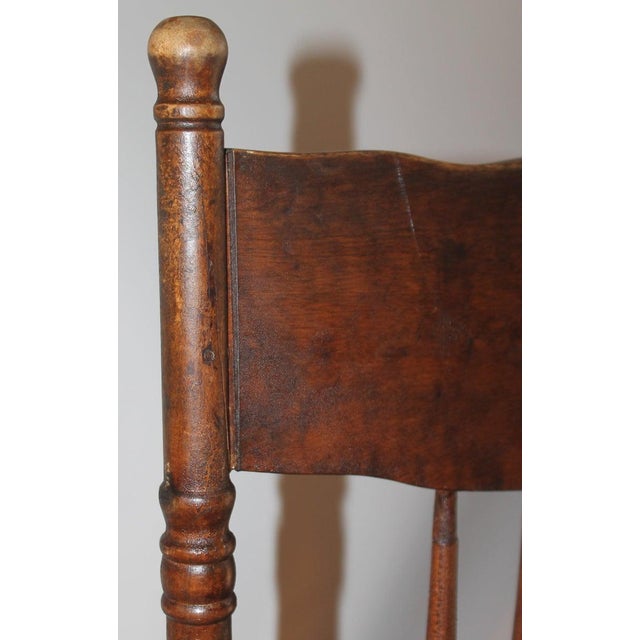 19thc Ranch Style Pressed Back Chairs, Set of Four For Sale - Image 14 of 15