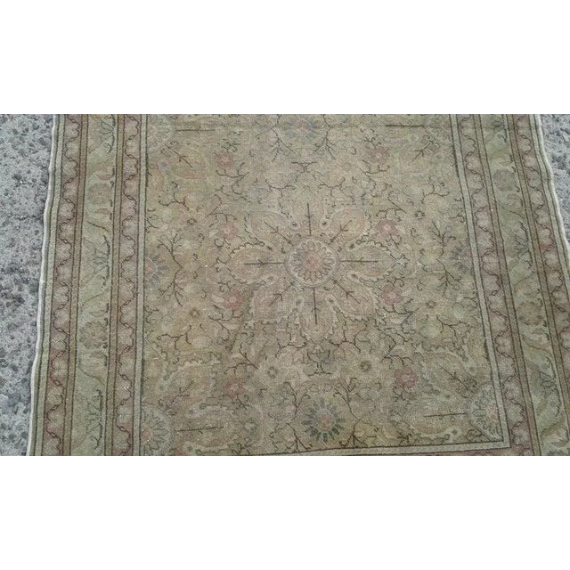 Turkish Hand Wowen Wool Turkish Rug, Rug,Vintage Rug,Beatifull Color Combination Turkish Retro Rug, Home Decor 3'10"x 5'11", Ft For Sale - Image 3 of 12