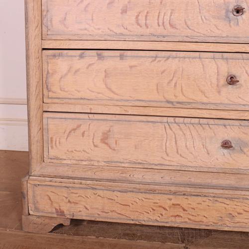 French Bleached Oak Commode For Sale - Image 4 of 13