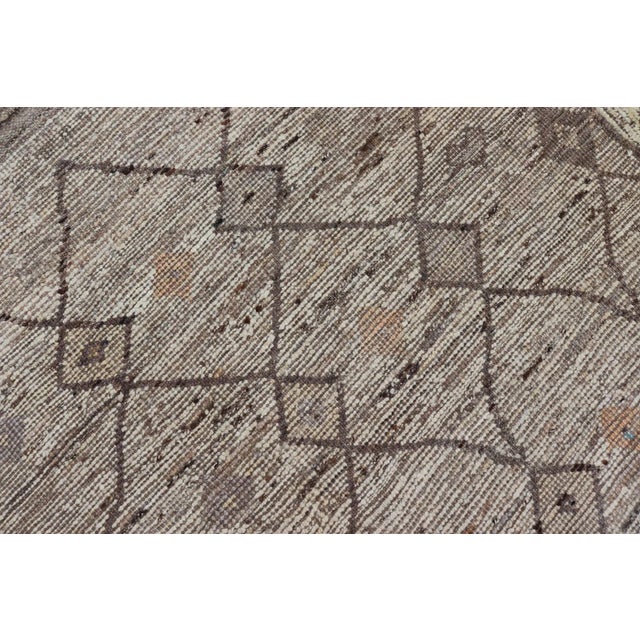 Hand-Knotted Modern Tribal Rug by Keivan Woven Arts 10'1 X 13'7 For Sale - Image 11 of 11