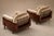 Wood Pair of Brazilian Modern Rosewood and Mohair Armchairs by Bertomeu, 1960s For Sale - Image 7 of 18