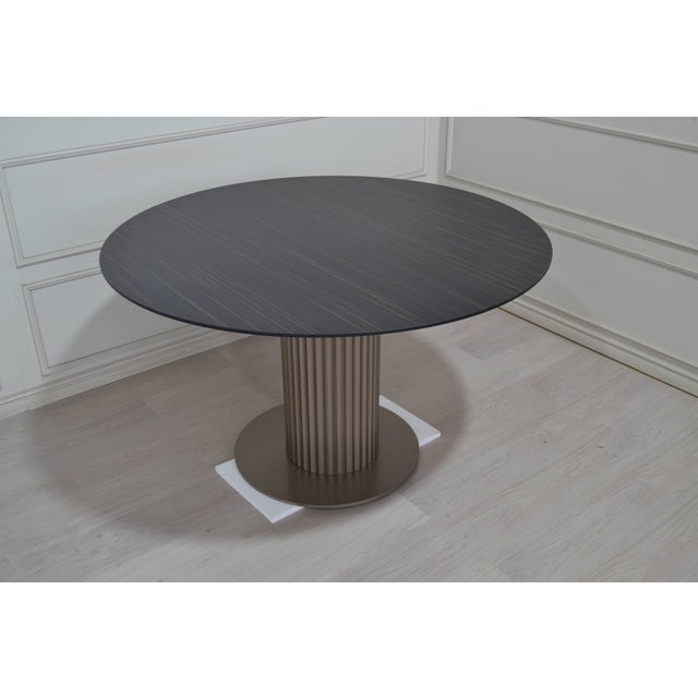Contemporary Foglio Circolare Dining Table by Danu Chirinciuc For Sale - Image 3 of 5