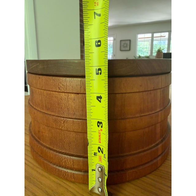 Vintage Dansk Designs Staved Teak Ice Bucket by Jens Quistgaard, Denmark, C. 1960s For Sale In Columbus - Image 6 of 7