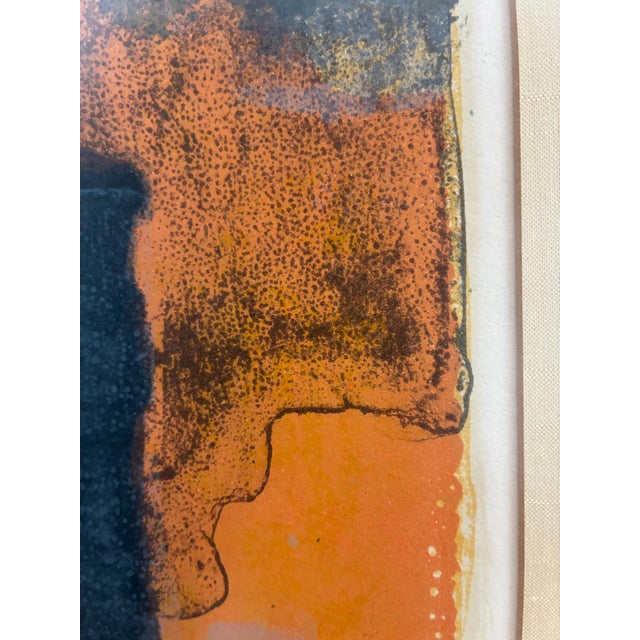 Mid 20th Century Mid-Century Modern Abstract Still Life Lithograph by Minarro For Sale In Dallas - Image 6 of 8