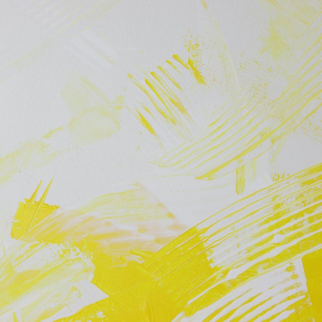 Abstract "Citrus Burst" Contemporary Abstract Expressionist Painting For Sale - Image 3 of 9