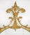 Metal Italian Decorative Oval Brass Wall Mirror, 1960s For Sale - Image 7 of 14
