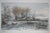 Late 19th Century Antique Hendrik Dirk Kruseman Van Elten Winter Evening Snowy Landscape Etching For Sale - Image 5 of 13