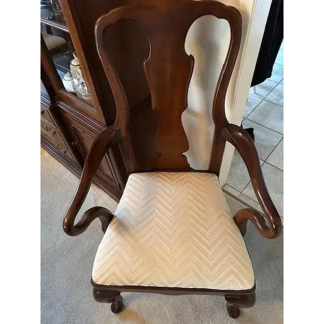 1970s 1970s Vintage Henredon Dining Set of 7 For Sale - Image 5 of 5