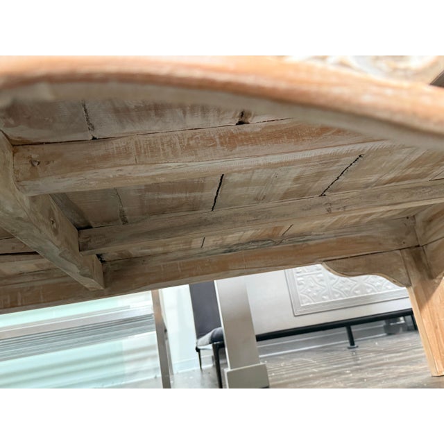 Hand-Carved Teak Daybed, Vintage For Sale - Image 12 of 12