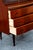 Brown Mid Century Danish Modern Secretary Desk Teak Drawers Office Vintage Glass Door For Sale - Image 8 of 12