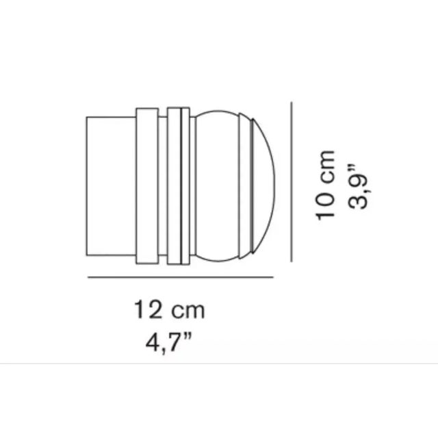 Metal Joe Colombo 'Fresnel' Outdoor Wall Lamps for Oluce in White - a Pair For Sale - Image 7 of 10