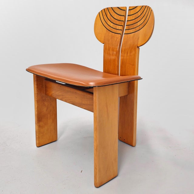 1970s Africa ​​chairs by Tobia Scarpa for Maxalto, 1979, Set of 4 For Sale - Image 5 of 18