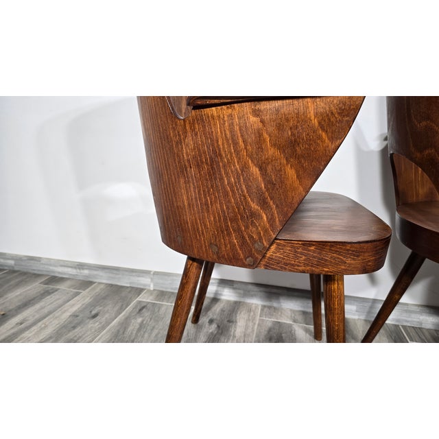 Dining Chairs by Oswald Haerdtl for Ton, 1950s, Set of 4 For Sale - Image 11 of 18