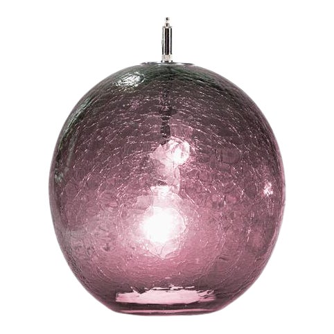 Solaris Pendant Light from the Boa Lantern Collection in Amethyst For Sale