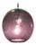 Solaris Pendant Light from the Boa Lantern Collection in Amethyst For Sale