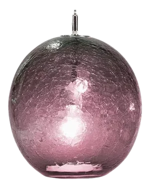 Solaris Pendant Light from the Boa Lantern Collection in Amethyst