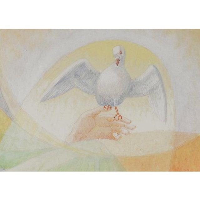 R. Luis Monllao, Serene Abundance, Original Watercolor & Mixed Media Painting For Sale - Image 4 of 11