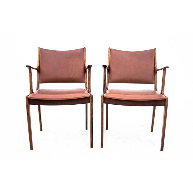 Mid-Century Modern Danish Armchairs, 1960s, Set of 2 For Sale - Image 3 of 10