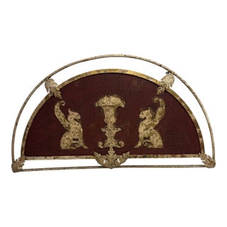 John Richard Wrought Iron Griffin Wall Hanging For Sale